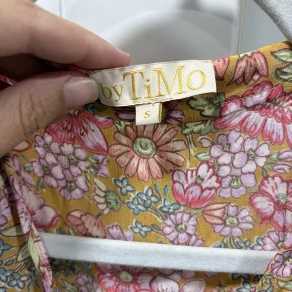 ByTIMO floral long sleeve mini dress - Picture 6 of 9
